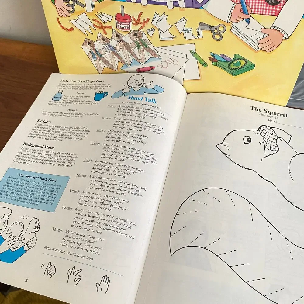 Vintage 1988 Small Motor Skills Sing & Learn Vinyl Record